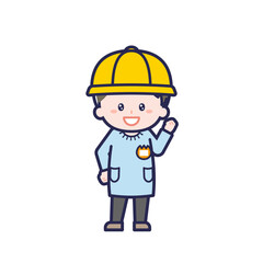 こども／正面／男の子 04