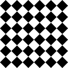 Black And White Pattern Square Grid Checkerboard