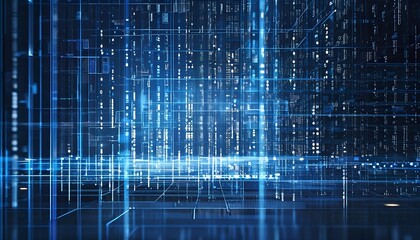 Digital data flow visualization technology graphic content virtual environment abstract viewpoint innovative concept