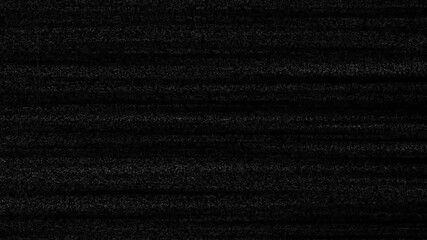 Analog TV screen glitches with noise. Static flickers across the display. No signal warning pulses on screen. Old television effect loops with retro distortion. - Powered by Adobe
