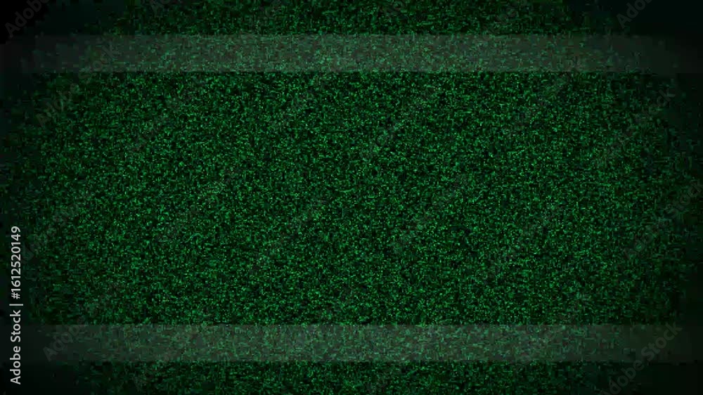 Poster colorful tv noise fills the screen. no signal appears with static. retro analog display glitches ran