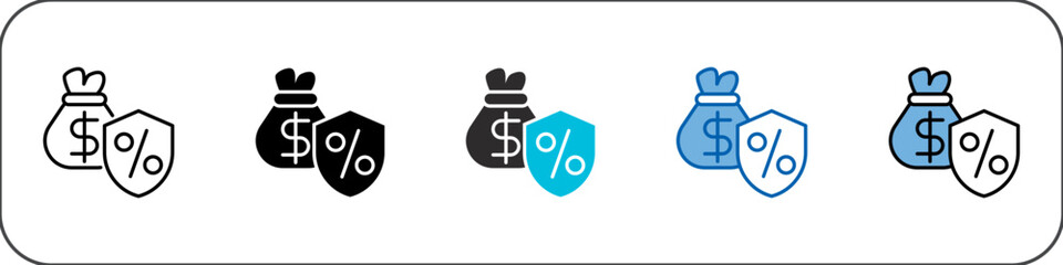 Allowance Icon Pack Multistyle Illustration
