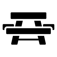 picnic table icon