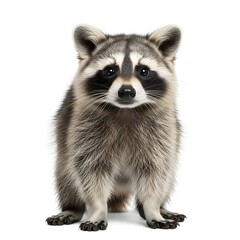 Obraz premium Studio Portrait of a Laughing Raccoon
