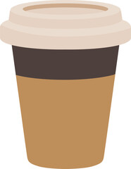 Illustration of a Coffee Cup To Go

