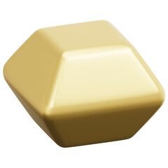 3D Golden Compress Icon
