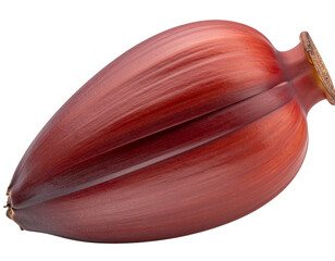 Ripe Red Banana Fruit Isolated on Transparent Background