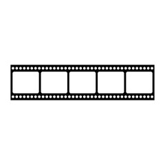 blank film strip frame element