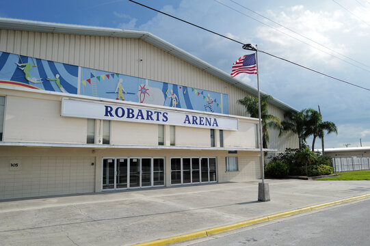 Robarts Arena in Sarasota, Florida, home of  sporting events, home shows, banquets, concerts and more