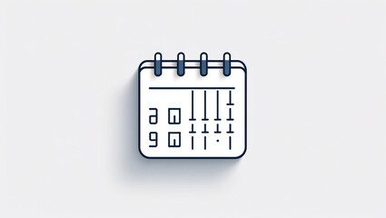 Calendar appointment schedule reminder date time event planning organization business office icon