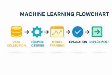 Machine Learning Flowchart Diagram – From Data Collection to Deployment