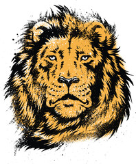 lion head vector