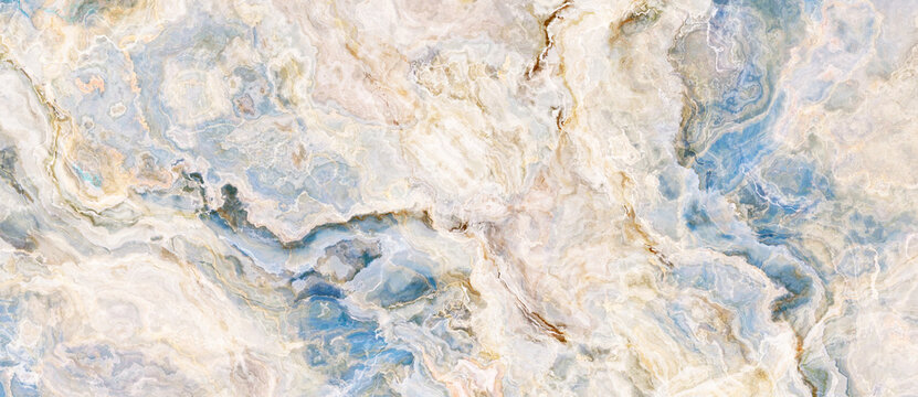 Blue and beige marble background