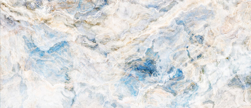 Blue and beige marble background