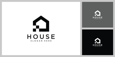 home logo vector design concept