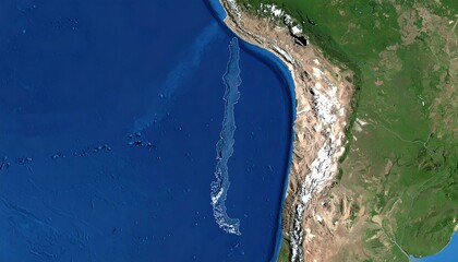 Chile's Coastline from Space