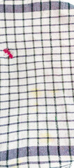red and white fabric