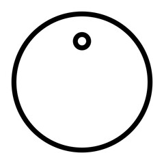 Tag outline icon. 
