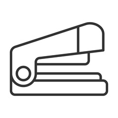 Staple Icon Outline Style. Vector Illustration Design