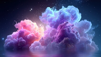 Ethereal Clouds Reflecting