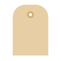 Tag flat color icon. 