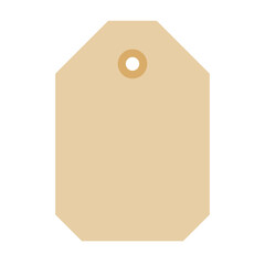 Tag flat color icon. 