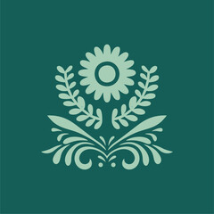 flower decoration. minimalist flower art decoration. wedding flower art decoration