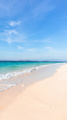 Sandy Beach with Clear Blue Waters