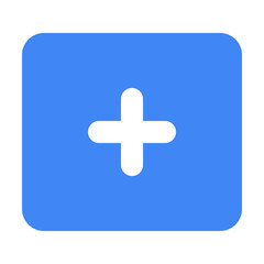 Obraz premium add button icon