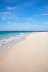 Tropical Beach with Turquoise Water and White Sand