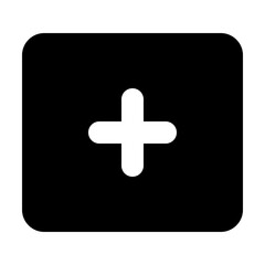 Fototapeta premium add button icon