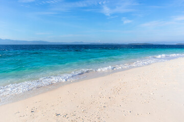 Scenic Beach Landscape with Turquoise Sea