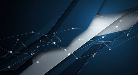 Dynamic abstract background with connected dots and lines, perfect for tech, business, or data