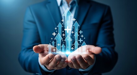 Boost your business with innovative growth solutions held in hand for success and positive change