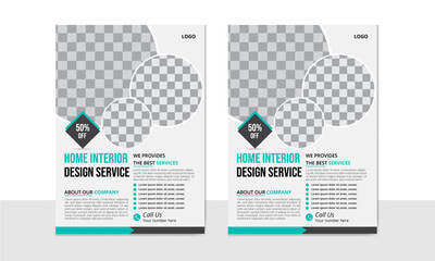 Luxury Home For Sale, Business Flyers Layout, home interior flyer template design, Professional creative a4 interior flyer template design, Vector template design or Real estate flyer design layout.