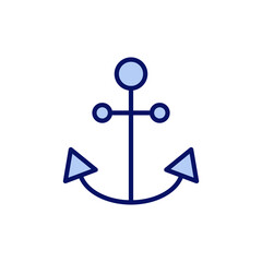 Anchor icon vector. Anchor sign and symbol. Anchor marine icon.