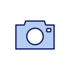 Camera icon vector. photo camera sign and symbol. photography icon.