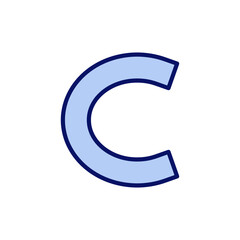 Copyright icon vector. copyright sign and symbol