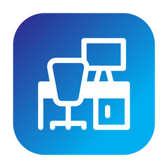 Conference Meeting Setup Icon