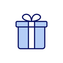 Gift icon vector. gift sign and symbol. birthday gift