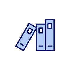 Library icon vector. education sign and symbol