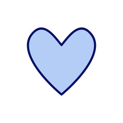 Love icon vector. Heart sign and symbol. Like icon vector.