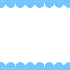 blue background with frame
