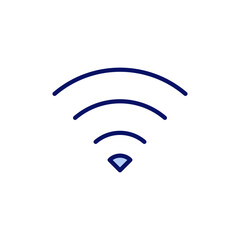 Wifi icon vector. signal sign and symbol. Wireless  icon