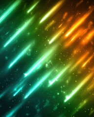 Premium Modern Meteor Trail Light Streaks with Vivid Sparks for Tech and Digital Marketing Campaigns Inspiring Energy and Breakthrough Concepts for Social Media