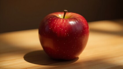 Shiny Red Apple 