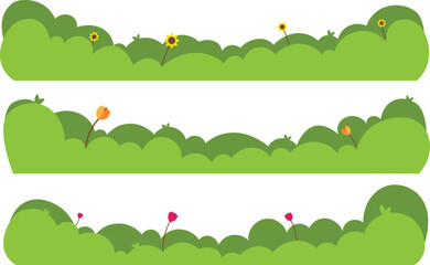 vector illustration of a green grass