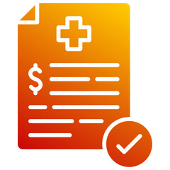 Obraz premium Medical Expense Icon
