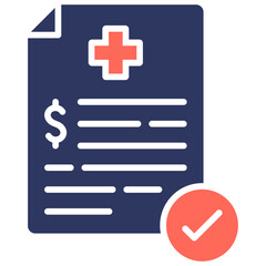 Obraz premium Medical Expense Icon
