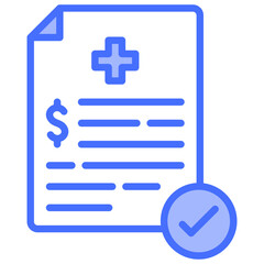 Fototapeta premium Medical Expense Icon